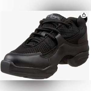 NEW Capezio Fierce Black Dance Jazz Hip Hop Zumba Sneakers Shoes DS11C DS11